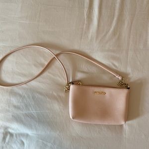 Calvin Klein pink crossbody purse